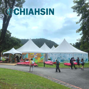 鋁合金六邊形錐頂帳