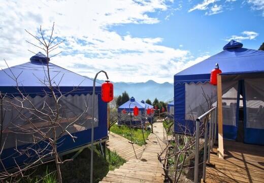 ▍巴洛克帳 ▍ ⟗ 清境 好雞婆土雞城 巴洛克帳餐廳