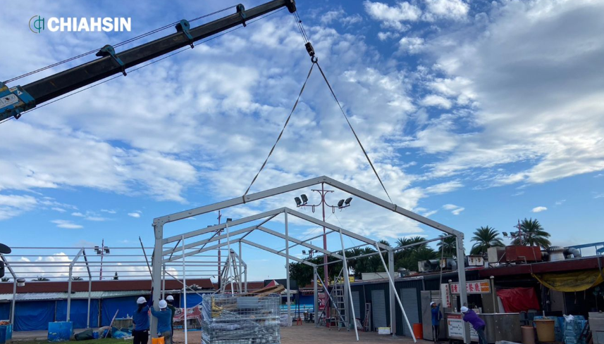 ▍鋁合金活動篷房 ▍ ⟗ 花蓮東大門夜市