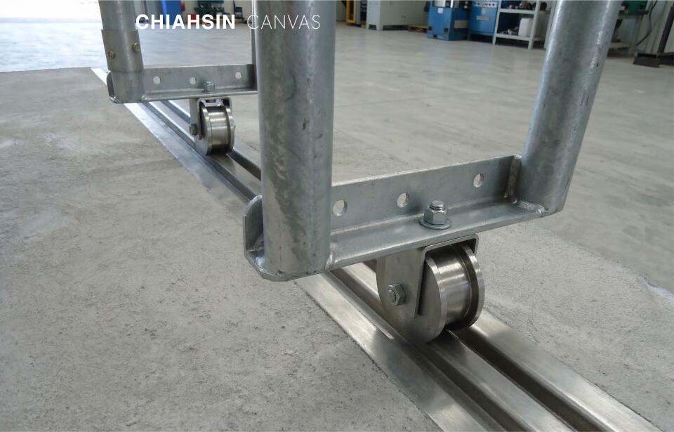 軌道式伸縮帆布倉庫